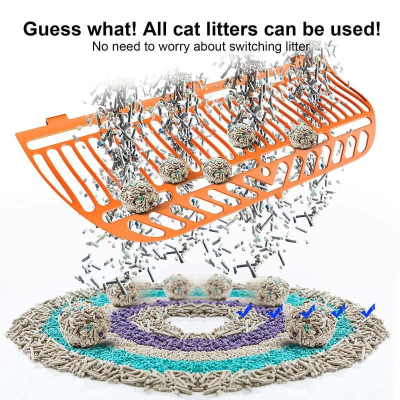 Smart Low-Noise Auto-Cleaning Litter Box 80L Self Cleaning Cat Litterbox App-Controlled with 10 Smart Sensors, Safetyprotection,Easy Maintenance, Easy Setup & Clean Storage Box