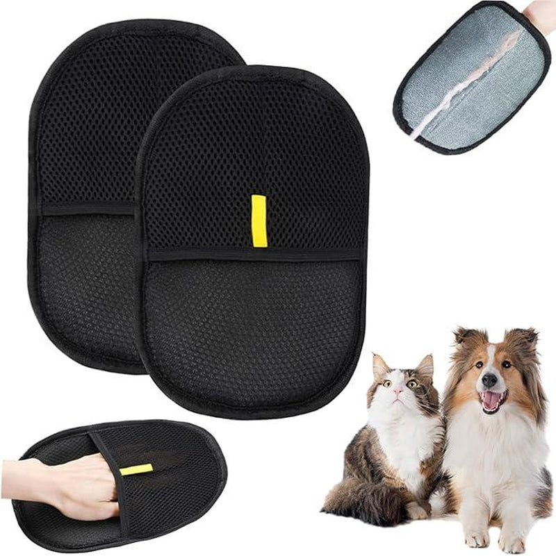 Pet Hair Remover Gloves for Cats and Dogs, Reusable Cat and Dog Hair Remover, Suitable for Sofas, Furniture, Carpets, Car Seats, Curtains