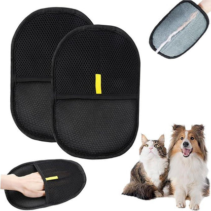 Pet Hair Remover Gloves for Cats and Dogs, Reusable Cat and Dog Hair Remover, Suitable for Sofas, Furniture, Carpets, Car Seats, Curtains