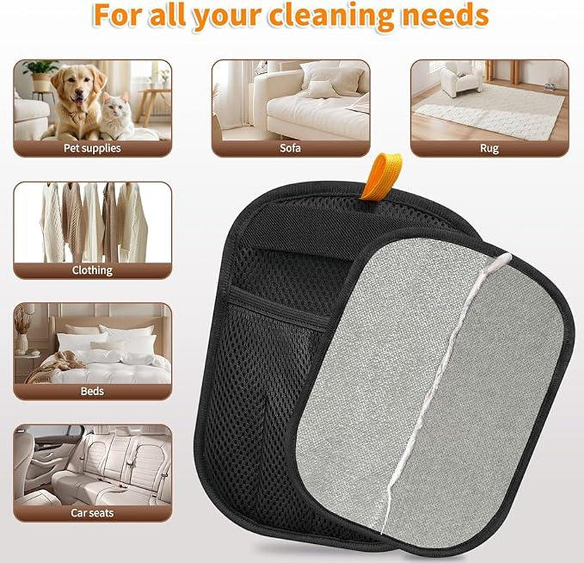 Pet Hair Remover Gloves for Cats and Dogs, Reusable Cat and Dog Hair Remover, Suitable for Sofas, Furniture, Carpets, Car Seats, Curtains