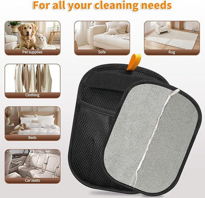 Pet Hair Remover Gloves for Cats and Dogs, Reusable Cat and Dog Hair Remover, Suitable for Sofas, Furniture, Carpets, Car Seats, Curtains